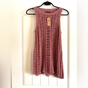 American Eagle Crochet Tank Top Size Small NWT